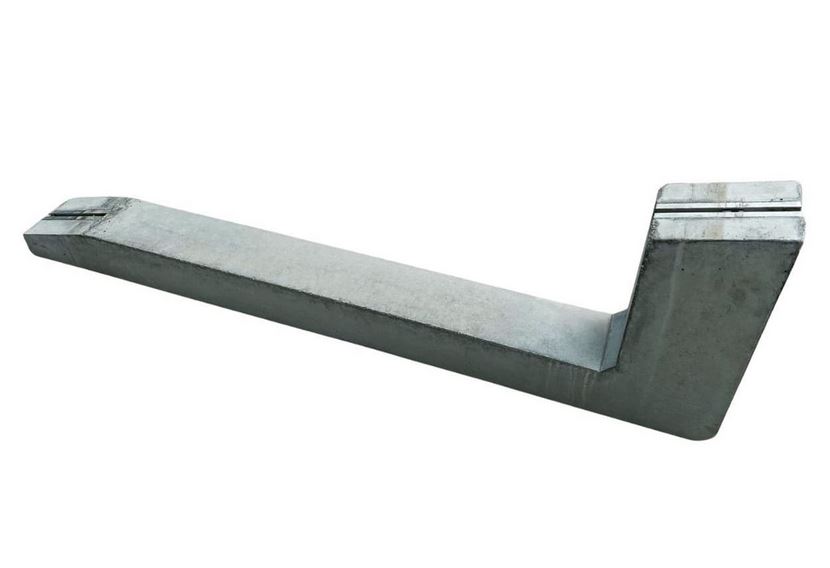 Betonové konstrukce na rovné střechy pro horizontální instalaci fotovoltaických panelů na ploché střeše - paleta 16 ks 