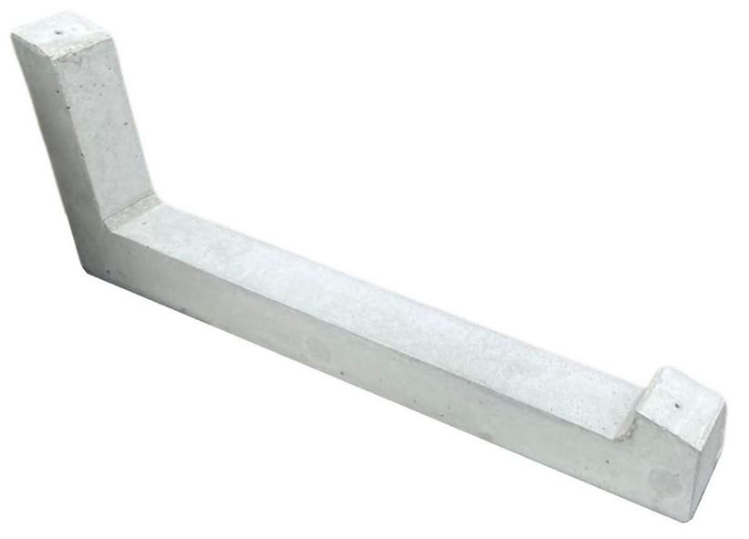 Betonové konstrukce na rovné střechy pro vertikální instalaci fotovoltaických panelů na ploché střeše - paleta 10 kusů 