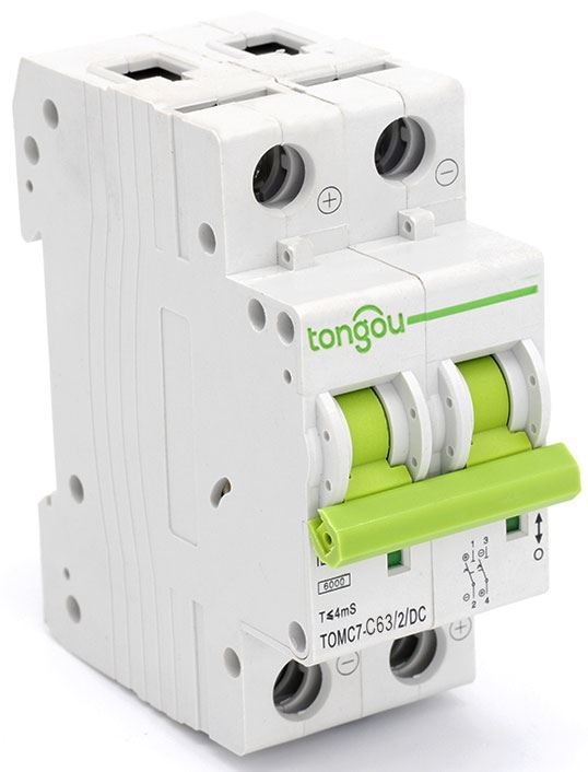 Jistič DC 63A/C 2P Tongou 