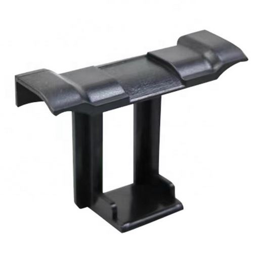 Plastový klip pro odvod vody z rámových panelů (30 mm, černý)