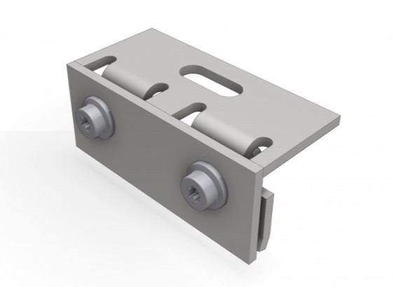 Nerezový střešní držák - falcovaný plech A2